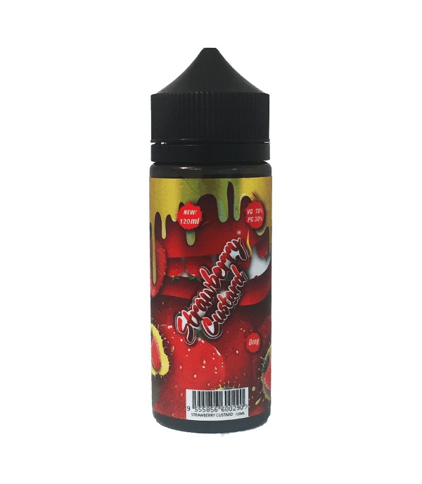 MOHAWK & CO STRAWBERRY CUSTARD 100ML SHORTFILL E LIQUID 70VG VAPE