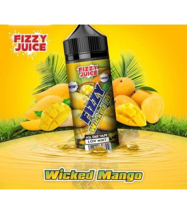 MOHAWK & CO FIZZY WICKED MANGO 100ML SHORTFILL E LIQUID 70VG VAPE