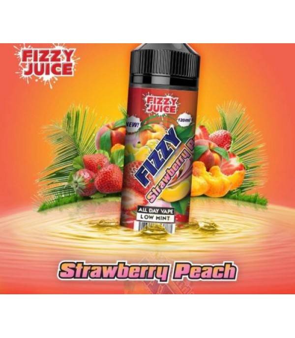 MOHAWK & CO FIZZY STRAWBERRY PEACH 100ML SHORTFILL E LIQUID 70VG VAPE