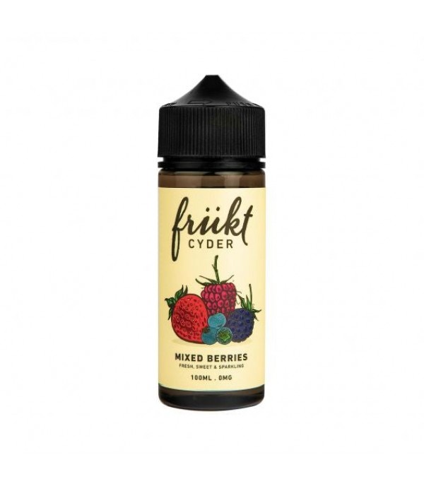 Mixed Berries FRUKT CYDER 100ML Premium Quality E Liquid Juice 70VG 0mg Vape