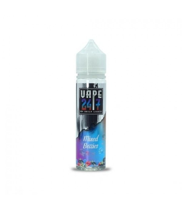 Mixed Berries By Vape 247, 50ML E Liquid 70VG Vape 0MG Juice