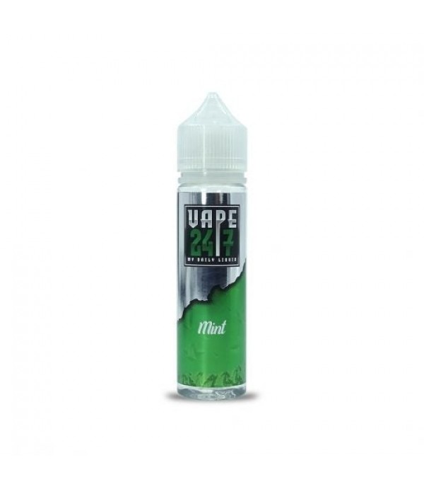 Mint By Vape 247, 50ML E Liquid 70VG Vape 0MG Juice