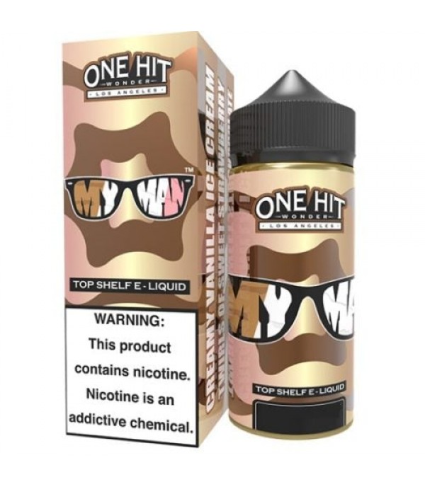 MY MAN – NEOPOLITAN – ONE HIT WONDER100ML SHORTFILL E LIQUID 80VG VAPE