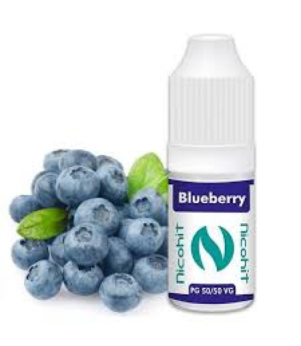 NICOHIT BLUEBERRY E LIQUID E JUICE 10ML TPD 3/6/12/18MG MULTIBUY