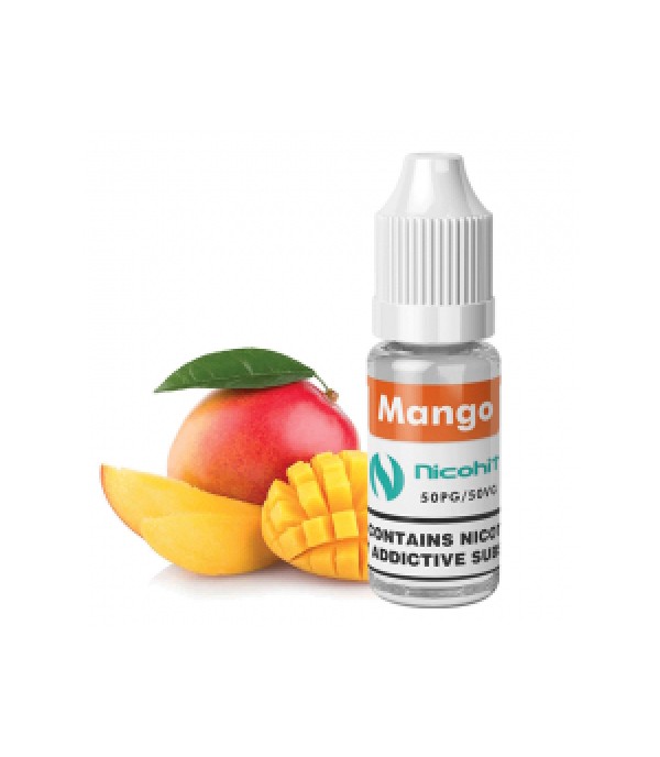 NICOHIT MANGO E LIQUID E JUICE 10ML TPD 3/6/12/18MG MULTIBUY