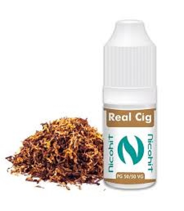 NICOHIT REAL CIG PREMIUM E LIQUID E JUICE 10ML TPD 3/6/12/18MG MULTIBUY