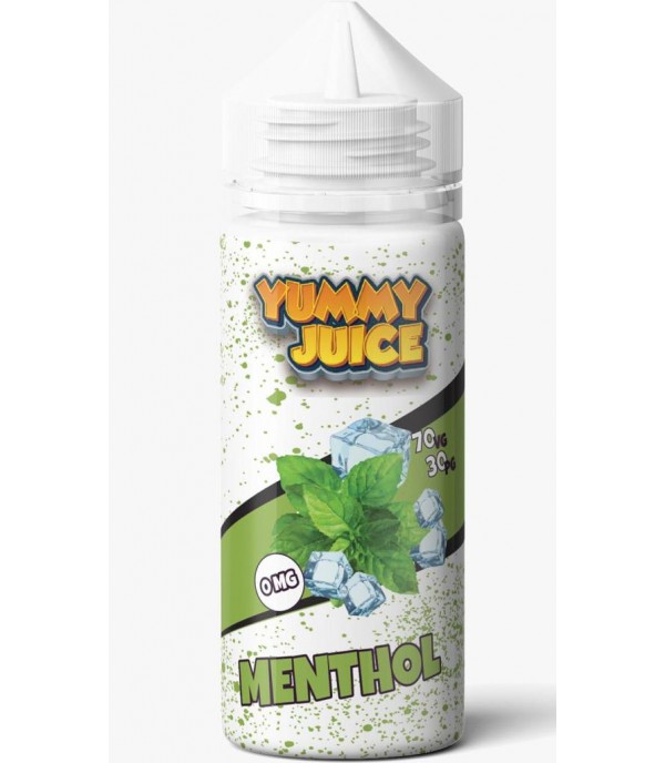 Menthol by Yummy Juice 100ML E Liquid 70VG Vape 0MG Juice