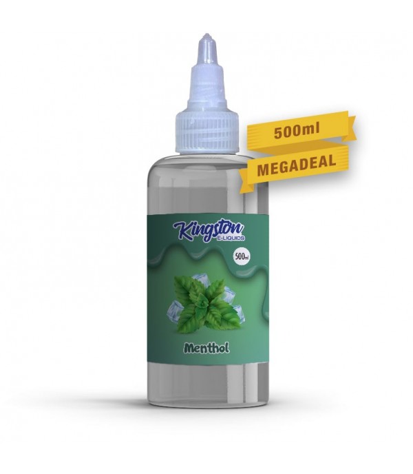 Menthol by Kingston 500ML E Liquid 70VG Vape 0MG Juice