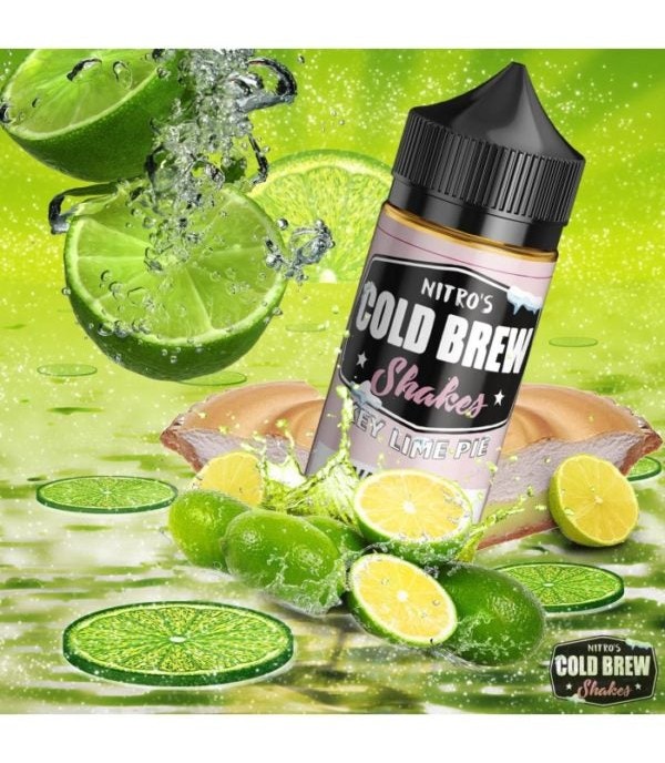 NITROS COLD BREW SHAKES KEY LIME PIE 100ML SHORTFILL E LIQUID 75VG VAPE