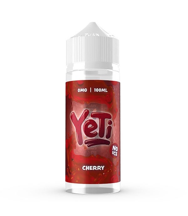 No Ice Range - Cherry By Yeti | 100ML E Liquid | 70VG Vape | 0MG Juice