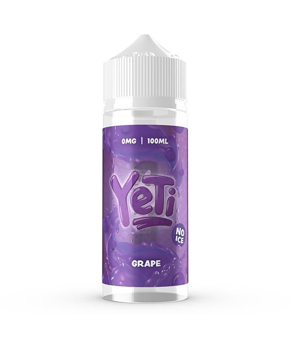 No Ice Range - Grape By Yeti | 100ML E Liquid | 70VG Vape | 0MG Juice