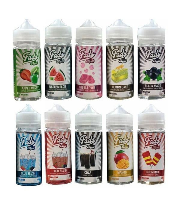 MENTHOL - FADS 0MG 80ML SHORTFILL E LIQUID VAPE JUICE 70VG