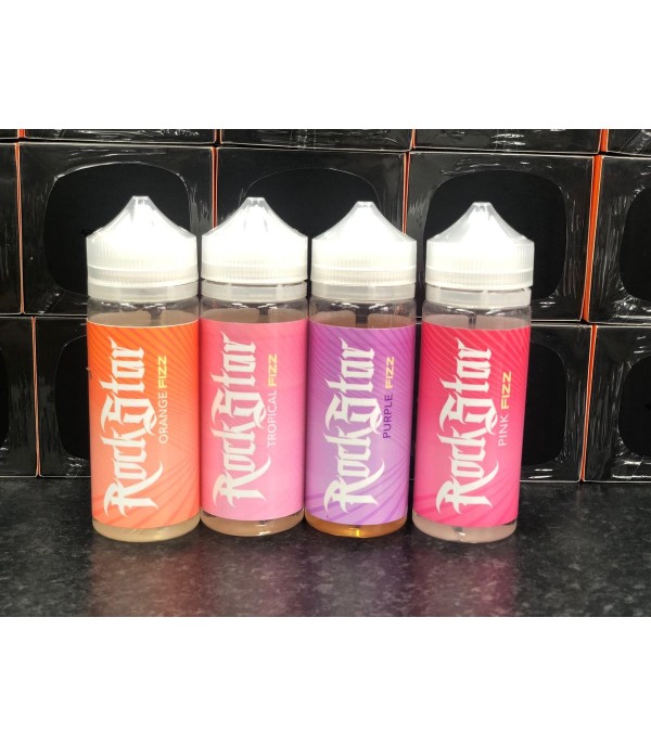 Orange (Fizz) by Rockstar. 100ML E-liquid, 0MG vape, 70VG/30PG juice