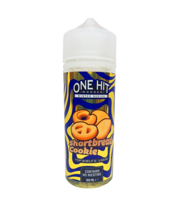 ONE HIT WONDER WINTER SERIES – SHORTBREAD COOKIE 100ML SHORTFILL E LIQUID 80VG VAPE