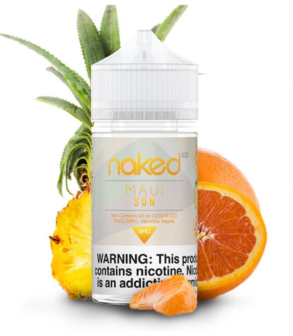 Maui Sun by Naked 100, 50ML E Liquid, 70VG Juice, 0MG Vape