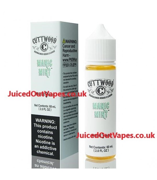 MANIC MINT - CUTTWOOD 50ML E LIQUID 70VG VAPE 0MG JUICE