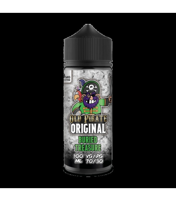 Original - Buried Treasure by Old Pirate 100ML E Liquid, 70VG Vape, 0MG Juice, Shortfill