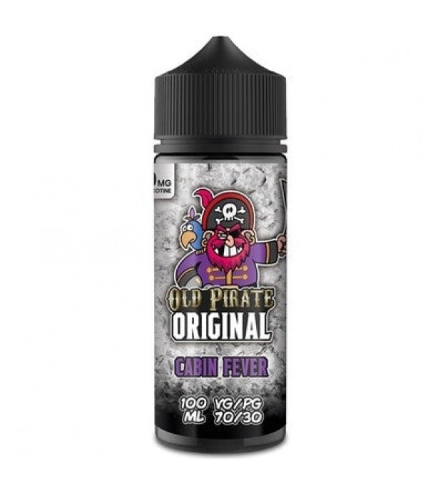 Original - Cabin Fever by Old Pirate 100ML E Liquid, 70VG Vape, 0MG Juice, Shortfill