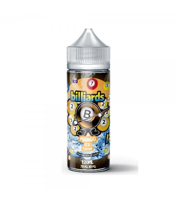 Mango Ice - Billiards 100ML E Liquid 70VG Vape 0MG Juice