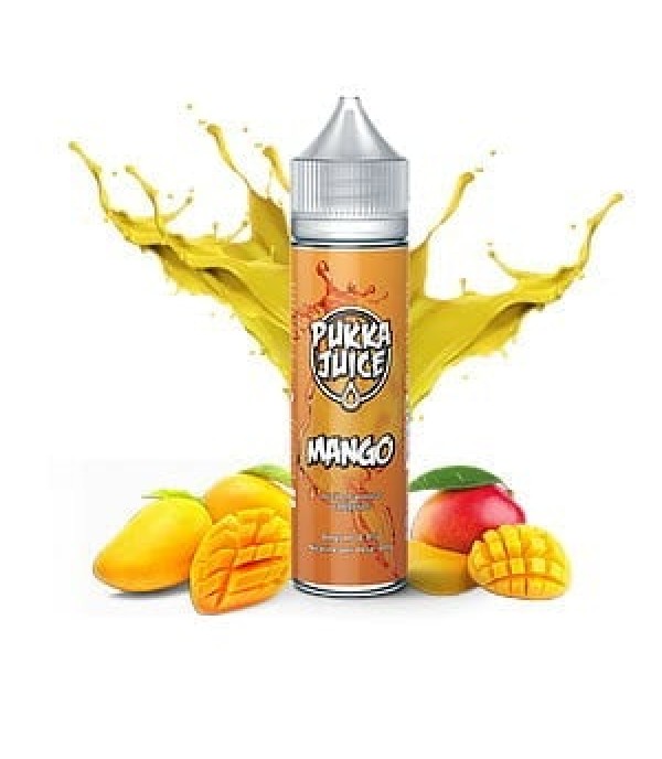 MANGO ELIQUID BY PUKKA JUICE 50ML SHORTFILL E LIQUID 70VG VAPE