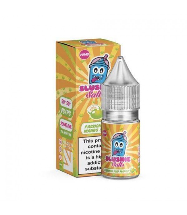 Passion & Mango Slush E-Liquid by Slushie Squad 50ML Shortfill 70VG Vape