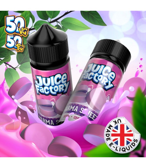 Parma Sweets by Juice Factory. 100ML E-liquid, 0MG vape, 50VG/50PG juice