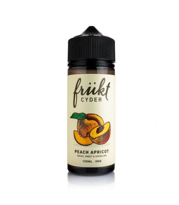 Peach Apricot FRUKT CYDER 100ML Premium Quality E Liquid Juice 70VG 0mg Vape