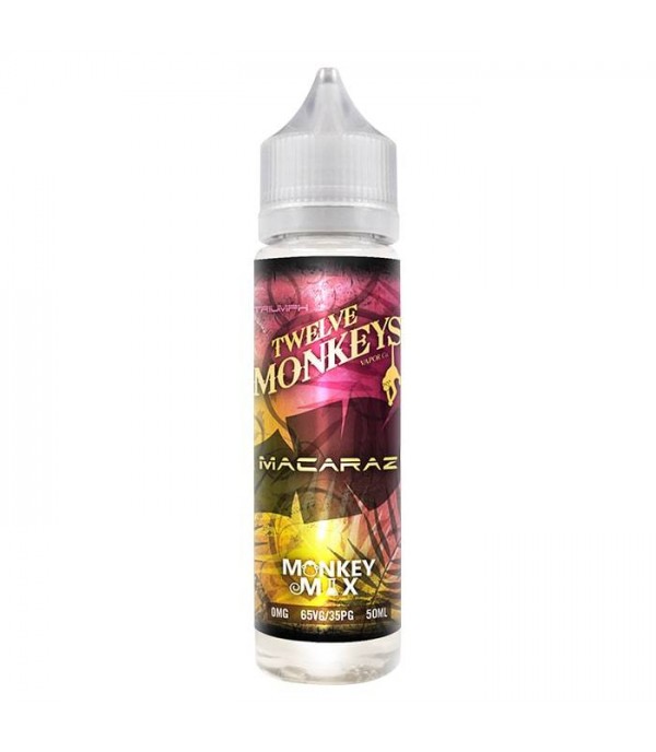 MACARAZ E-LIQUID BY TWELVE 12 MONKEYS SHORTFILL 70VG 50ML 0MG