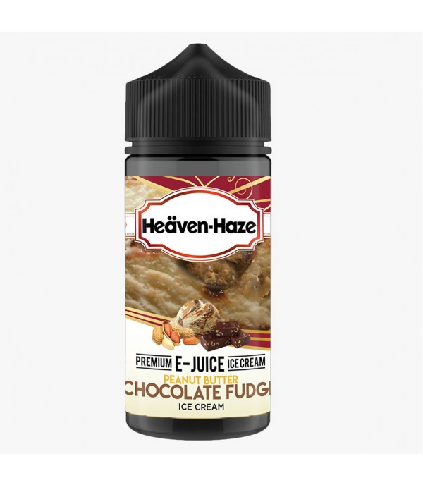 Peanut Butter Chocolate Fudge Ice Cream By Heaven Haze 100ML E Liquid 70VG Vape 0MG Juice