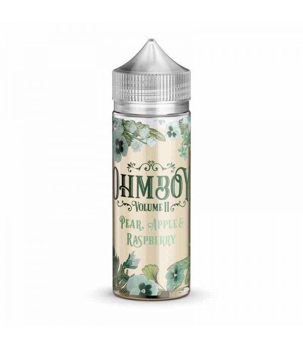 Pear, Apple & Raspberry By Ohm Boy Volume II 100ML E Liquid 70VG Vape 0MG Juice