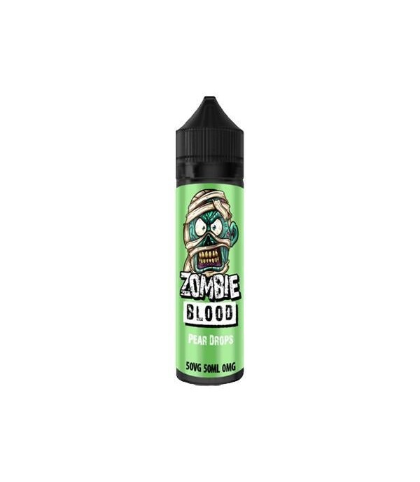 Pear Drops By Zombie Blood 50ML E Liquid 50VG Vape 0MG Juice