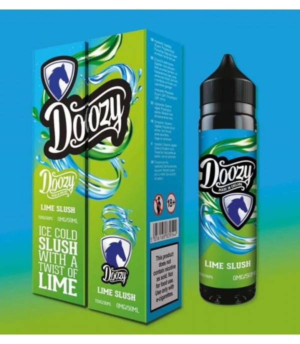 Lime Slush by Doozy Vape 0MG 50ML E-liquid. 70VG/30PG Vape Juice