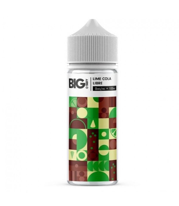 Lime Cola Libre by Big Tasty, 100ML E Liquid, 70VG Vape, 0MG Juice