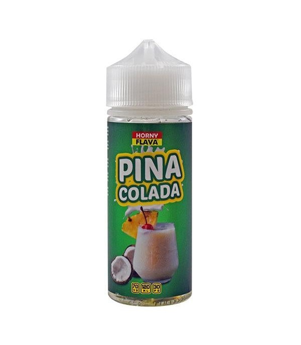 Pina Colada by Horny Flava. 100ML E-liquid, 0MG Vape, 70VG Juice