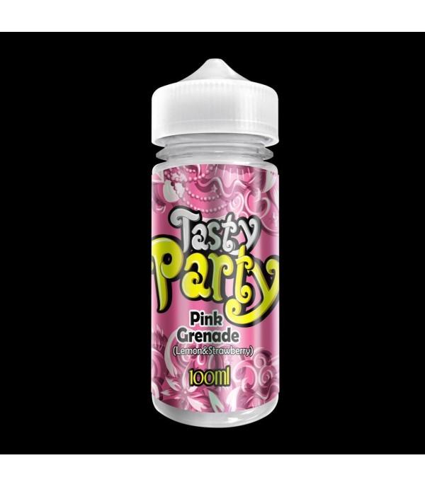 Pink Grenade by Tasty Party. 100ML E-liquid, 0MG vape, 70VG/30PG juice