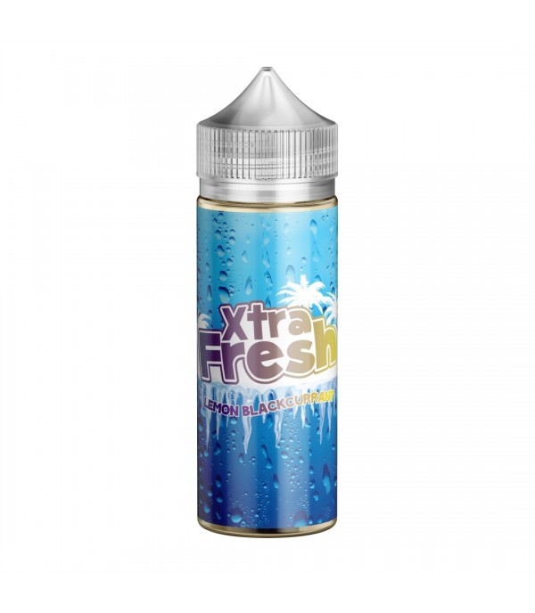 Lemon Blackcurrant XTRA Fresh. 100ML E-liquid, 0MG vape, 70VG/30PG juice