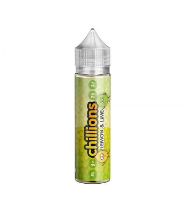 Lemon & Lime by Chillions 50ML E Liquid 70VG 30PG Vape 0MG Juice