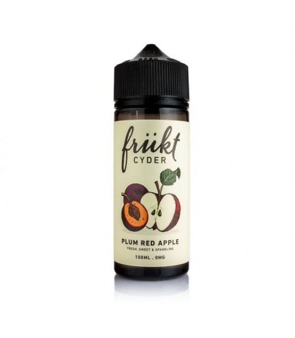 Plum Red Apple FRUKT CYDER 100ML Premium Quality E Liquid Juice 70VG 0mg Vape