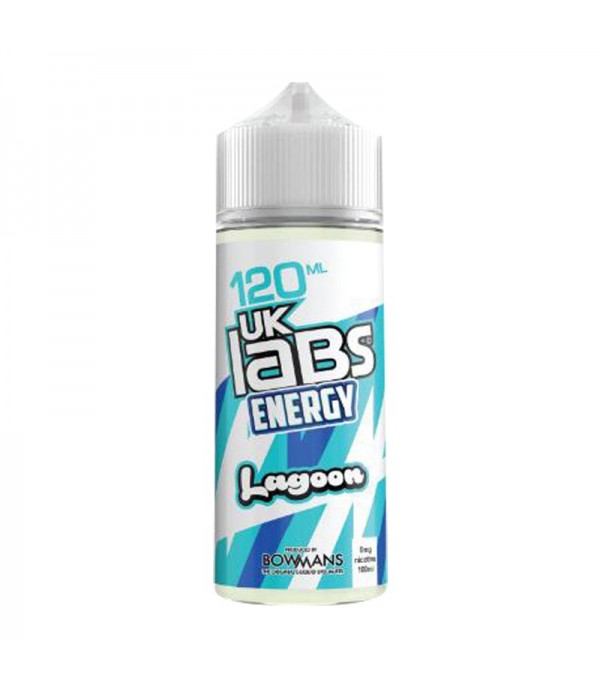 Lagoon - Energy by UK Labs, 100ML E Liquid, 70VG Vape, 0MG Juice, Shortfill