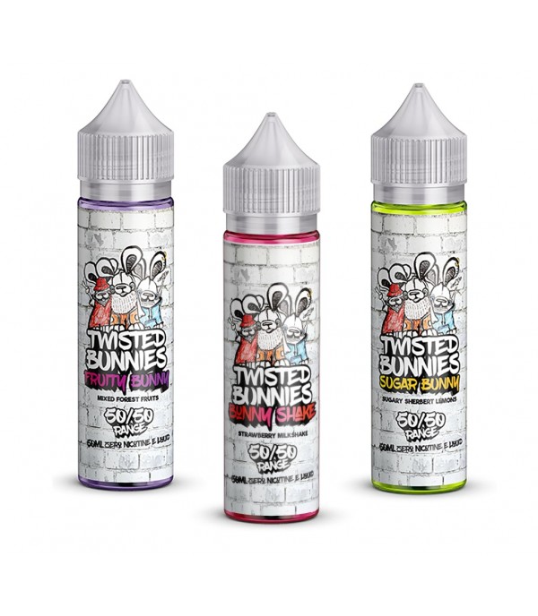 Purple Bunny By Twisted Bunnies 50ML E Liquid 50VG Vape 0MG Juice