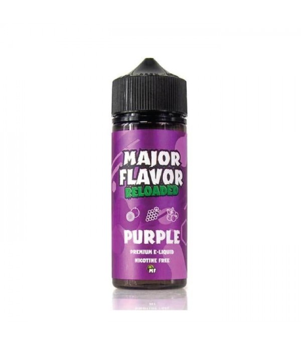 Purple by Major Flavor Reloaded, 100ML E Liquid, 70VG Vape, 0MG Juice