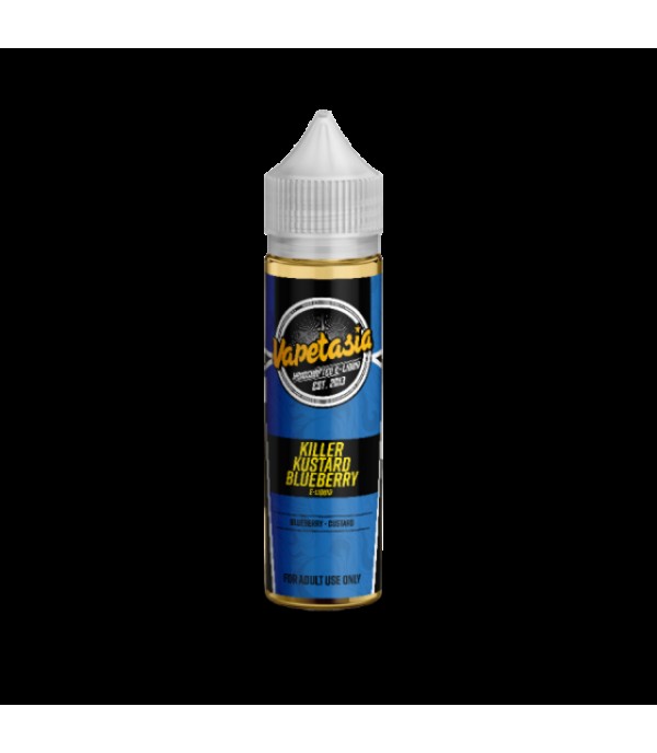 Killer Kustard Blueberry by Vapetasia, 50ML E Liquid, 70VG Vape, 0MG Juice