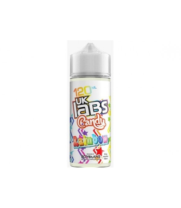 Rainbow - Candy by UK Labs, 100ML E Liquid, 70VG Vape, 0MG Juice, Shortfill