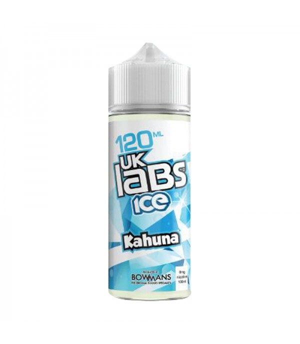 Kahuna - Ice by UK Labs, 100ML E Liquid, 70VG Vape, 0MG Juice, Shortfill