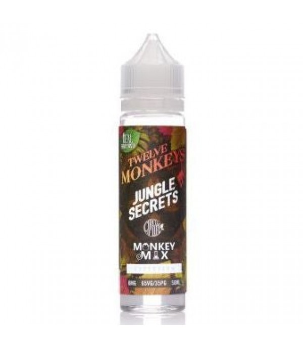 JUNGLE SECRETS E-LIQUID BY TWELVE 12 MONKEYS SHORTFILL 65VG 50ML 0MG