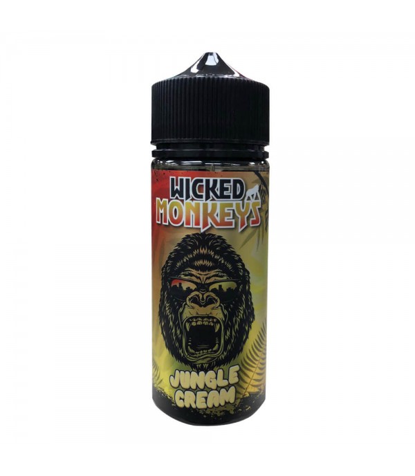 Jungle Cream By Wicked Monkeys 100ML E Liquid 70VG Vape 0MG Juice