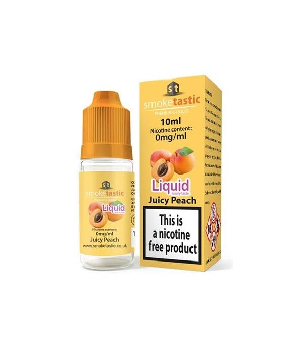 Juicy Peach 10ml Smoketastic E Liquid Juice 6mg, 12mg, 18mg Vape Multibuy