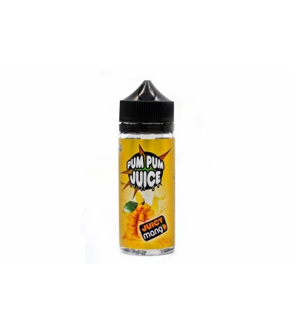 Juicy Mango by Pum Pum Juice. 0MG 100ML E-liquid. 70VG/30PG Vape Juice