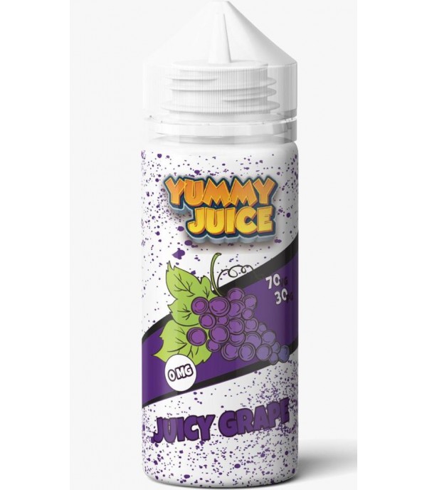 Juicy Grape by Yummy Juice 100ML E Liquid 70VG Vape 0MG Juice