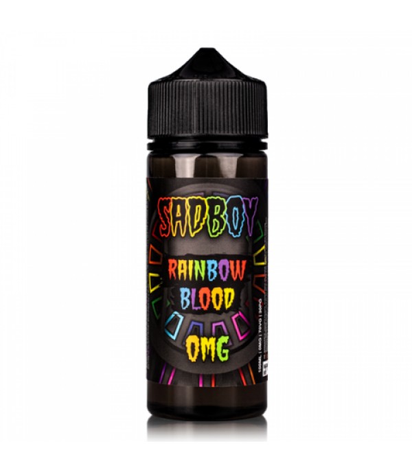 RAINBOW BLOOD BY SADBOY E-LIQUID 100ML SHORTFILL 75VG VAPE 0MG JUICE